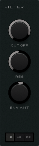 DRUMR 5 sound control panel