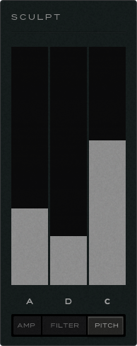 DRUMR 8 sound control panel