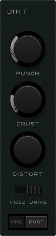 DRUMR 9 sound control panel