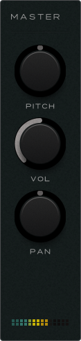 DRUMR 10 sound control panel