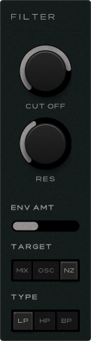 DRUMR 13 sound control panel