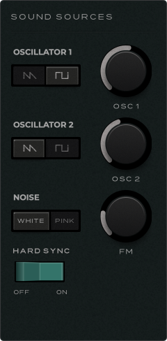 DRUMR 14 sound control panel