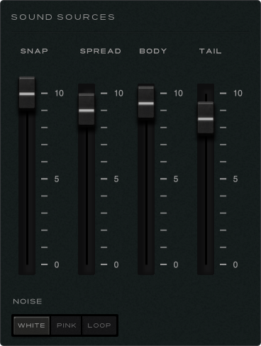 DRUMR 17 sound control panel